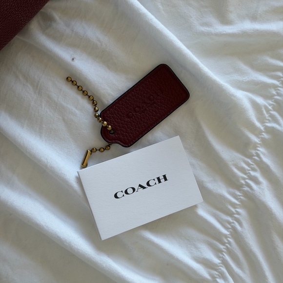 Coach Tabby 26 Wine/Brass Shoulder Bag - Picture 8 of 14